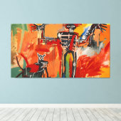Toile art de Jean Michel Basquiat (Insitu (Plancher de Bois))