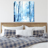 Toile Art de la forêt d'hiver (Insitu(Chambre))