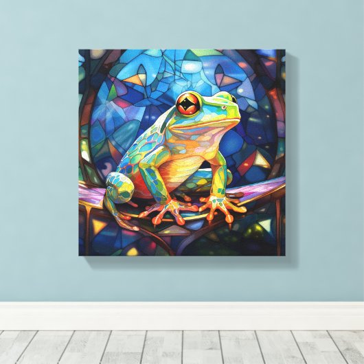 Toile Art de la grenouille (Insitu (Plancher de Bois))