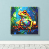 Toile Art de la grenouille (Insitu (Plancher de Bois))