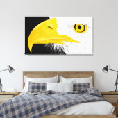Toile Art de la ligne Eagle (Insitu(Chambre))