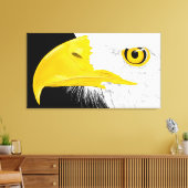 Toile Art de la ligne Eagle (Insitu(Salon))