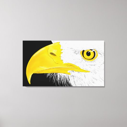 Toile Art de la ligne Eagle (Recto)