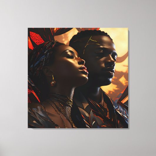 Toile Art de la mode africain (Recto)