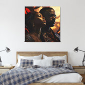 Toile Art de la mode africain (Insitu(Chambre))