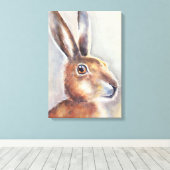 Toile art de la peinture de lièvre (Insitu (Plancher de Bois))