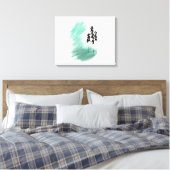 Toile art de l'arbre vert scandinave simple moderne ment (Insitu(Chambre))