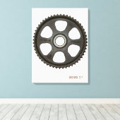 Toile Art de l'engrenage (Insitu (Plancher de Bois))