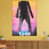Toile art de l'exoplanète K2-18b dans l'espace (Insitu(Salon))