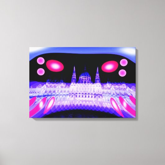 Toile Art de l'invasion Alien (Recto)