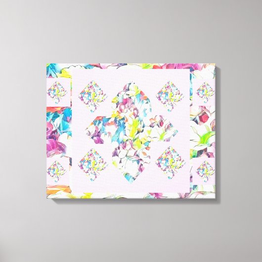 Toile Art de l'oeillet Abstrait Plus avec flottement (Recto)