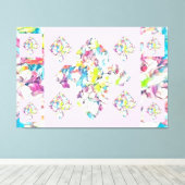 Toile Art de l'oeillet Abstrait Plus Sign (flottant) (Insitu (Plancher de Bois))