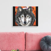 Toile Art de loup (Insitu(Salon))