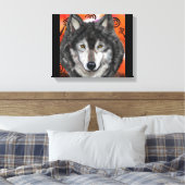 Toile Art de loup (Insitu(Chambre))