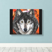 Toile Art de loup (Insitu (Plancher de Bois))