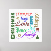 Toile Art de Noël (Recto)