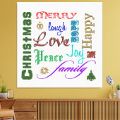 Toile Art de Noël (Insitu(Salon))