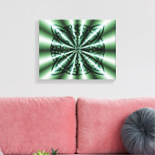 Toile Art de noeud céleste vert (Insitu(Salon))