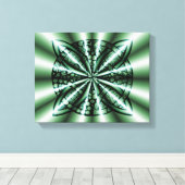Toile Art de noeud céleste vert (Insitu (Plancher de Bois))