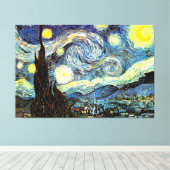 Toile Art de nuit Van Gogh Starry (Insitu (Plancher de Bois))