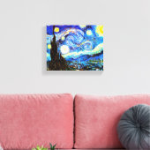 Toile Art de nuit Van Gogh Starry (Insitu(Salon))