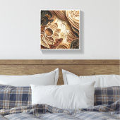 Toile Art de papier 3D en couches de luxe - Composition  (Insitu(Chambre))