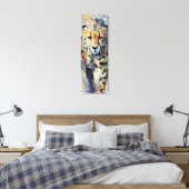 Toile Art de peinture abstrait de guépard (Insitu(Chambre))