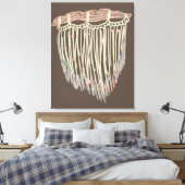 Toile Art de peinture suspendue Boho Macrame (Insitu(Chambre))