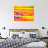 TOILE ART DE POINTS DE COULEUR RETRO (Insitu(Chambre))