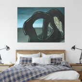 Toile art de Rene Magritte (Insitu(Chambre))