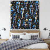 Toile Art de robot humanoïde futuriste | Android de scie (Insitu(Chambre))