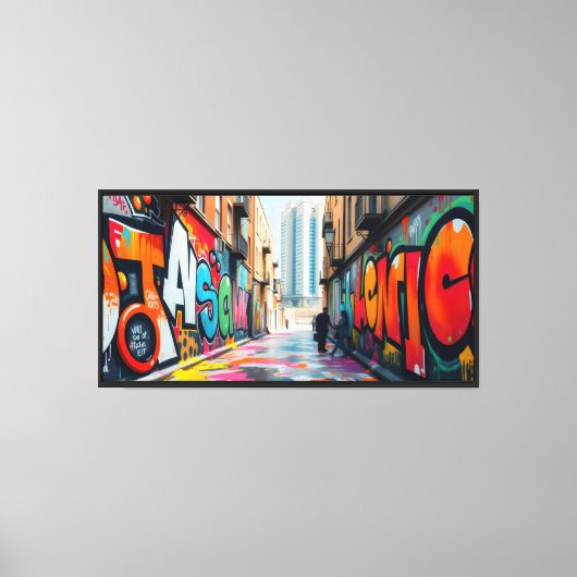Toile Art de rue - (Recto)