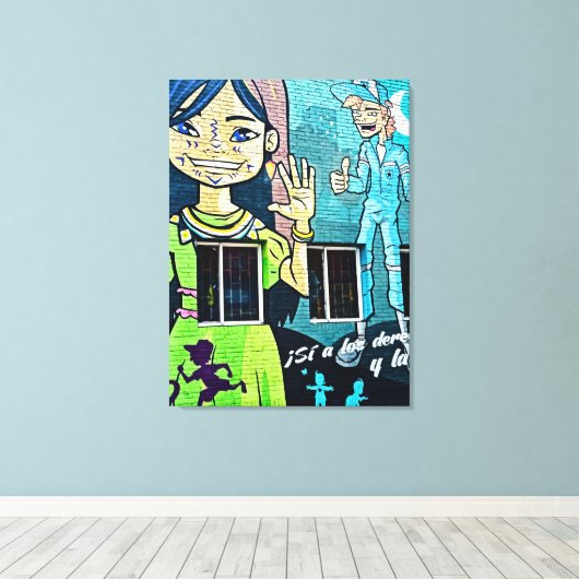 Toile Art de rue à Bogota  (Insitu (Plancher de Bois))