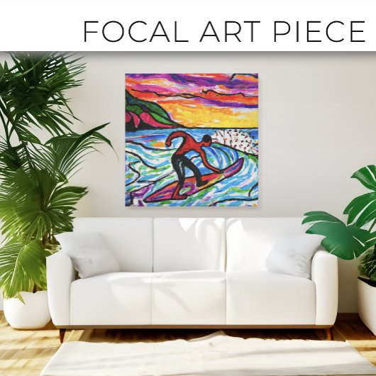 Toile Art de surf