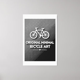 Toile Art de vélo minimaliste