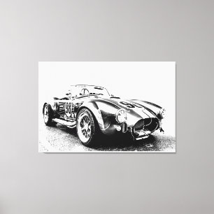 Toile Art de voiture vintage / Décoration de la maison e