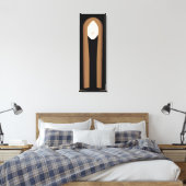 Toile Art des cheveux longs | Portrait moderne minimalis (Insitu(Chambre))