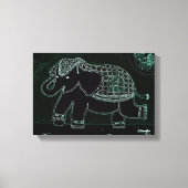 Toile Art Design "Baby Elephant" (Recto)