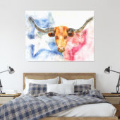 Toile Art d'impression à l'aquarelle représentant une va (Insitu(Chambre))
