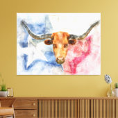 Toile Art d'impression à l'aquarelle représentant une va (Insitu(Salon))