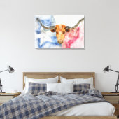 Toile Art d'impression à l'aquarelle représentant une va (Insitu(Chambre))