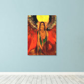 Toile art d'Odilon Redon, La Flamme, déesse du feu (Insitu (Plancher de Bois))