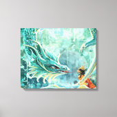 Toile Art Dragon d'eau (Recto)