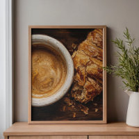 Art du café et du croissant parisien