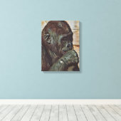 TOILE ART DU CHIMPANZÉ (Insitu (Plancher de Bois))