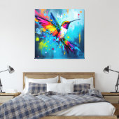Toile Art du colibri (Insitu(Chambre))