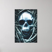 Art du crâne gothique : Déplaisant Death Metal Sig
