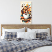 Toile Art du flux de café (Insitu(Chambre))