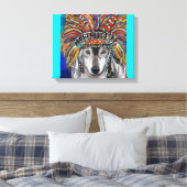 Toile Art du Loup Gris (Insitu(Chambre))