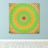 Toile Art du mandala de la mécanique quantique  (Insitu (Plancher de Bois))